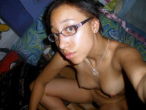 Completely naked African