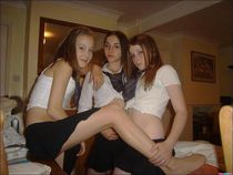 Lusty teen is stretching