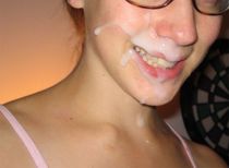 Middle-aged blonde wife